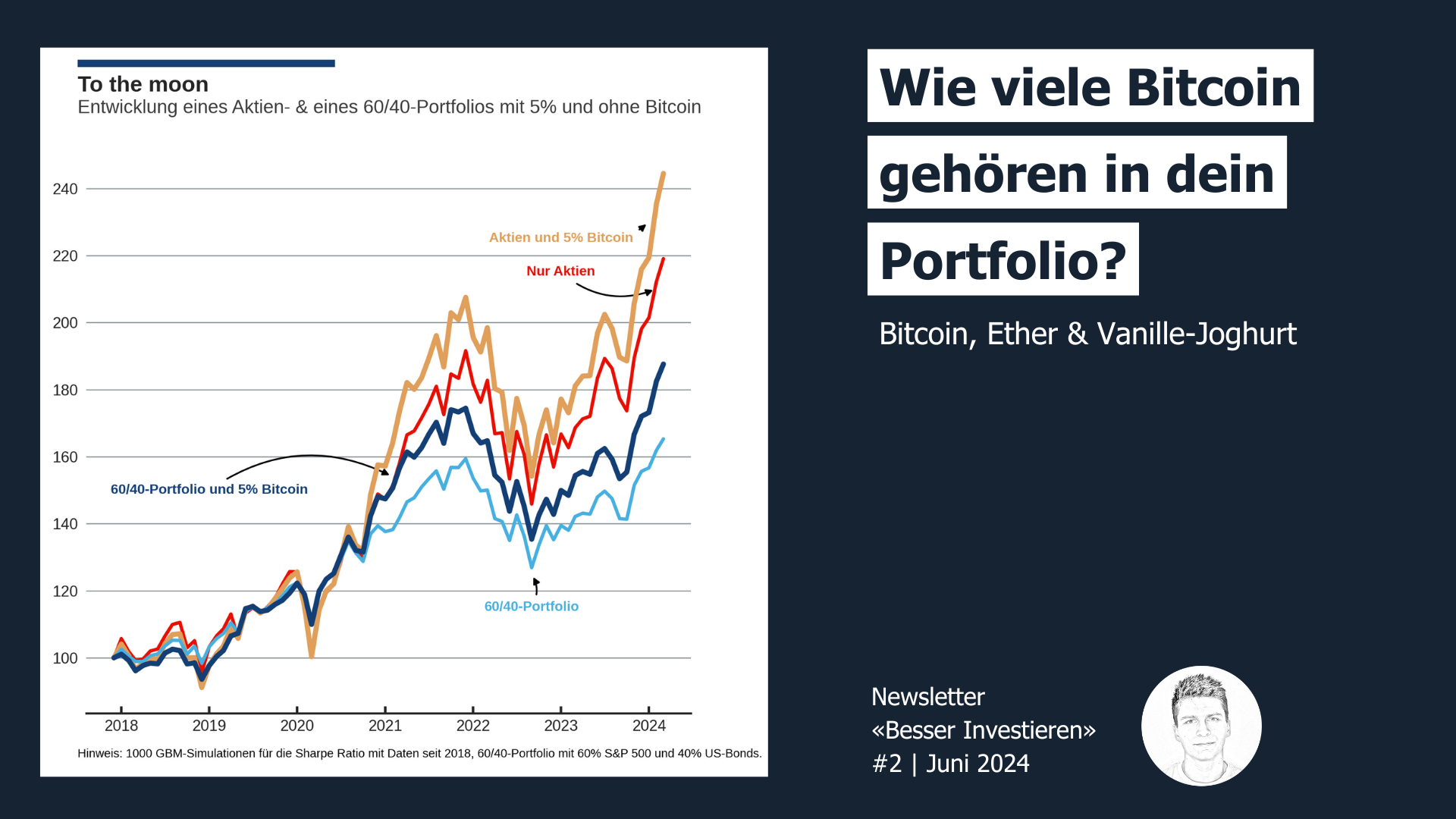 Bitcoin, Ether & yaourt à la vanille